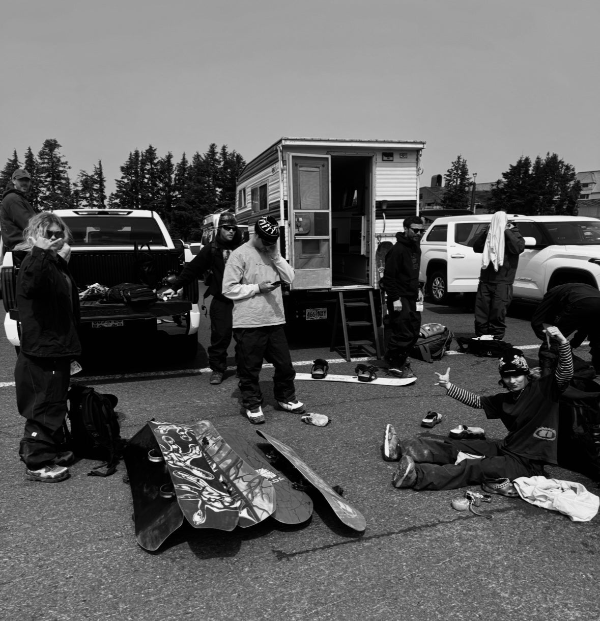 Armada Crew Standing Strong in Mt. Hood Oregon