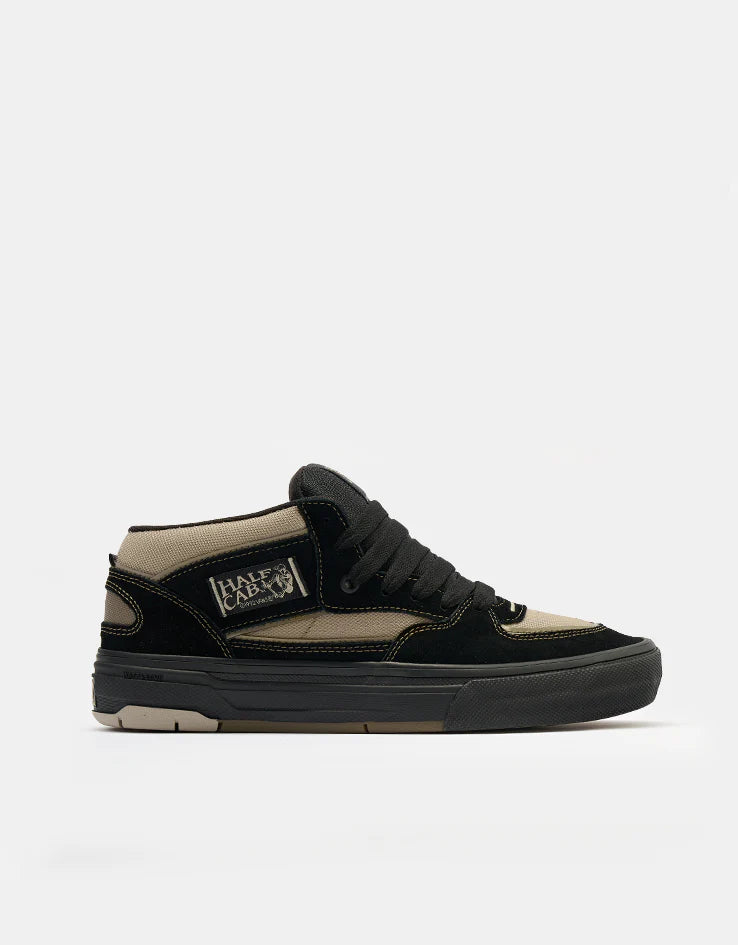 The Vans Skate Half Cab Wafflecup in Oatmeal and Deep Teal