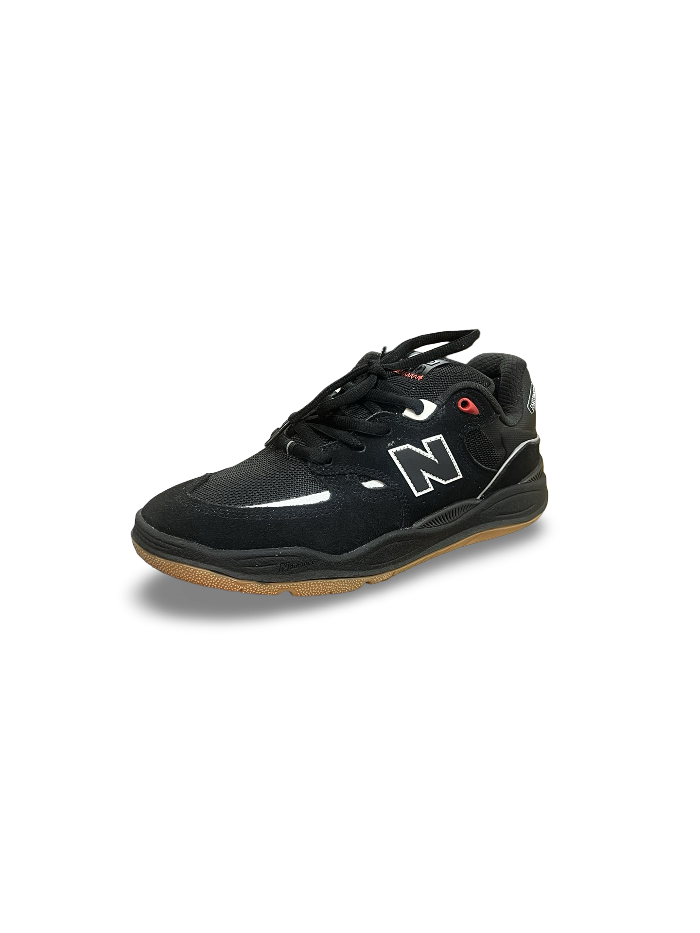 New Balance Numeric 1010 Tiago Skate Shoe in Black and White and Red - M I L O S P O R T