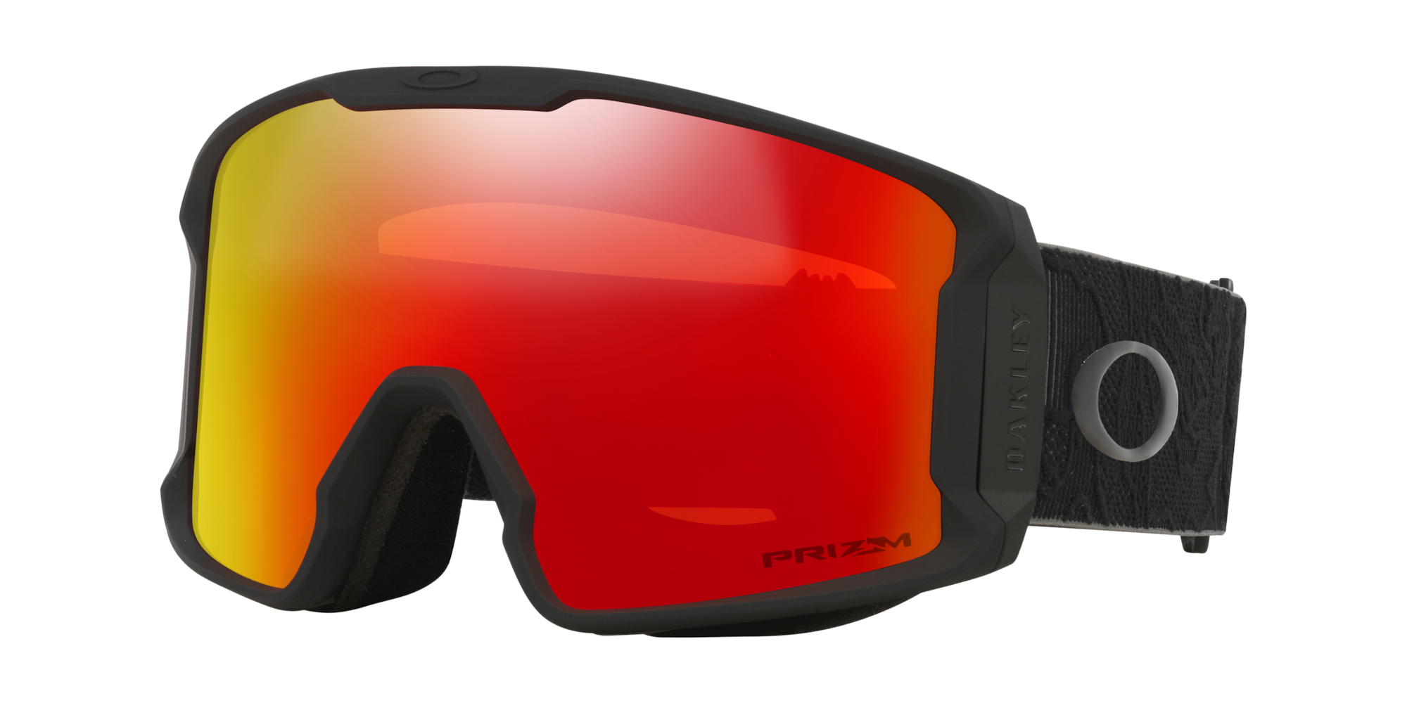 Oakley Line Miner L Snow Goggle with a Matte Black Frame and a Prizm Snow Torch Iridium Lens - M I L O S P O R T