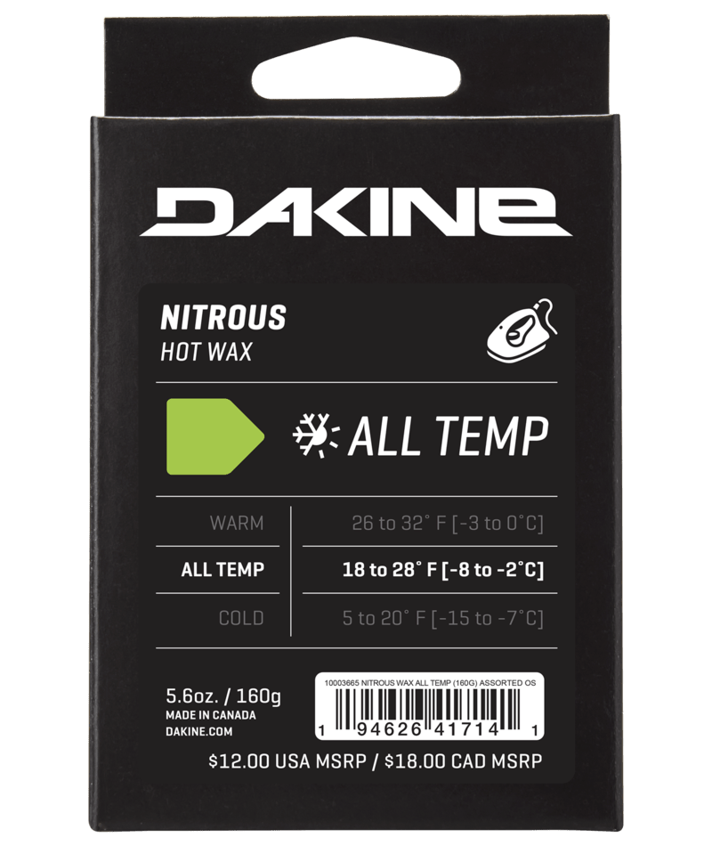 Dakine Nitrous All Temp Wax 160 Gram in Assorted 2025 - M I L O S P O R T