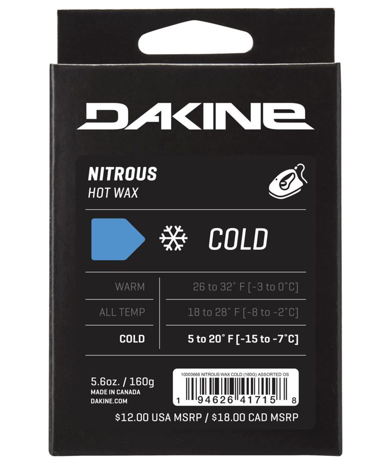 Dakine Nitrous Cold Wax 160 Gram in Assorted 2025 - M I L O S P O R T