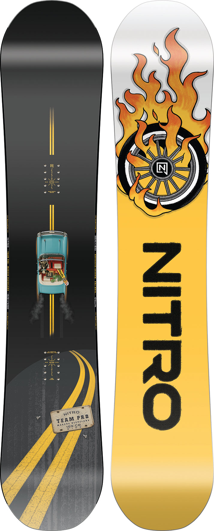 NITRO TEAM Mサイズ The Nitro Team Pro Marcus Kleveland Snowboard 2025