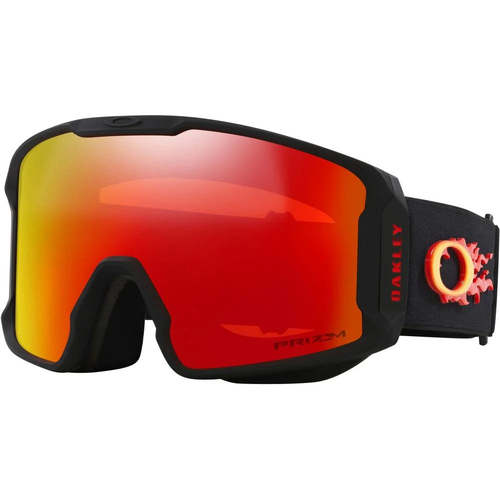 Oakley Line Miner L Snow Goggle with a Matte Black Frame and a Prizm Snow Torch Iridium Lens - M I L O S P O R T