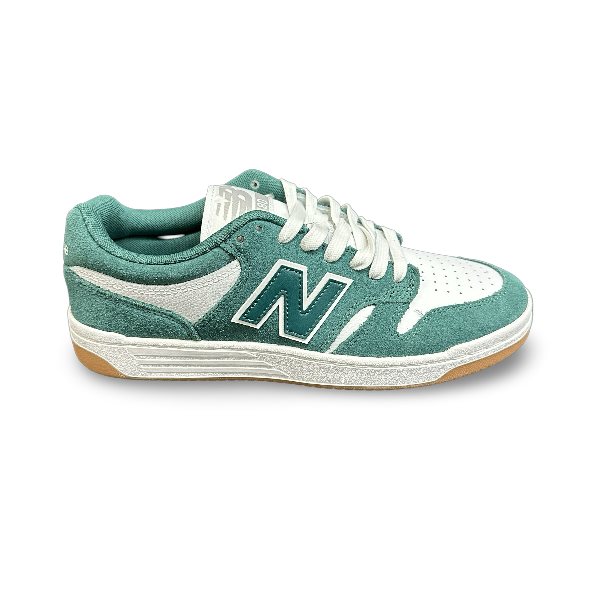 New Balance Numeric 480 in Vintage Teal and White - M I L O S P O R T
