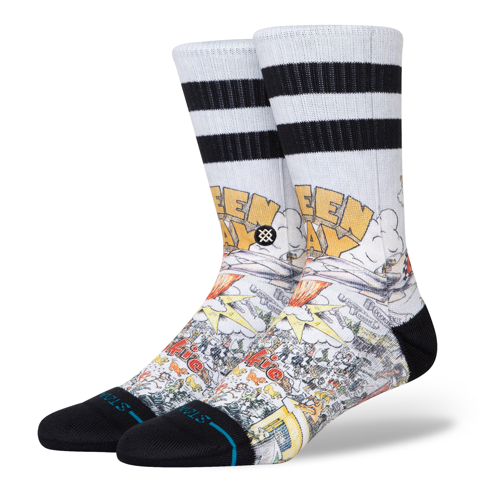 Stance Basket Case Crew Socks in Multi - M I L O S P O R T