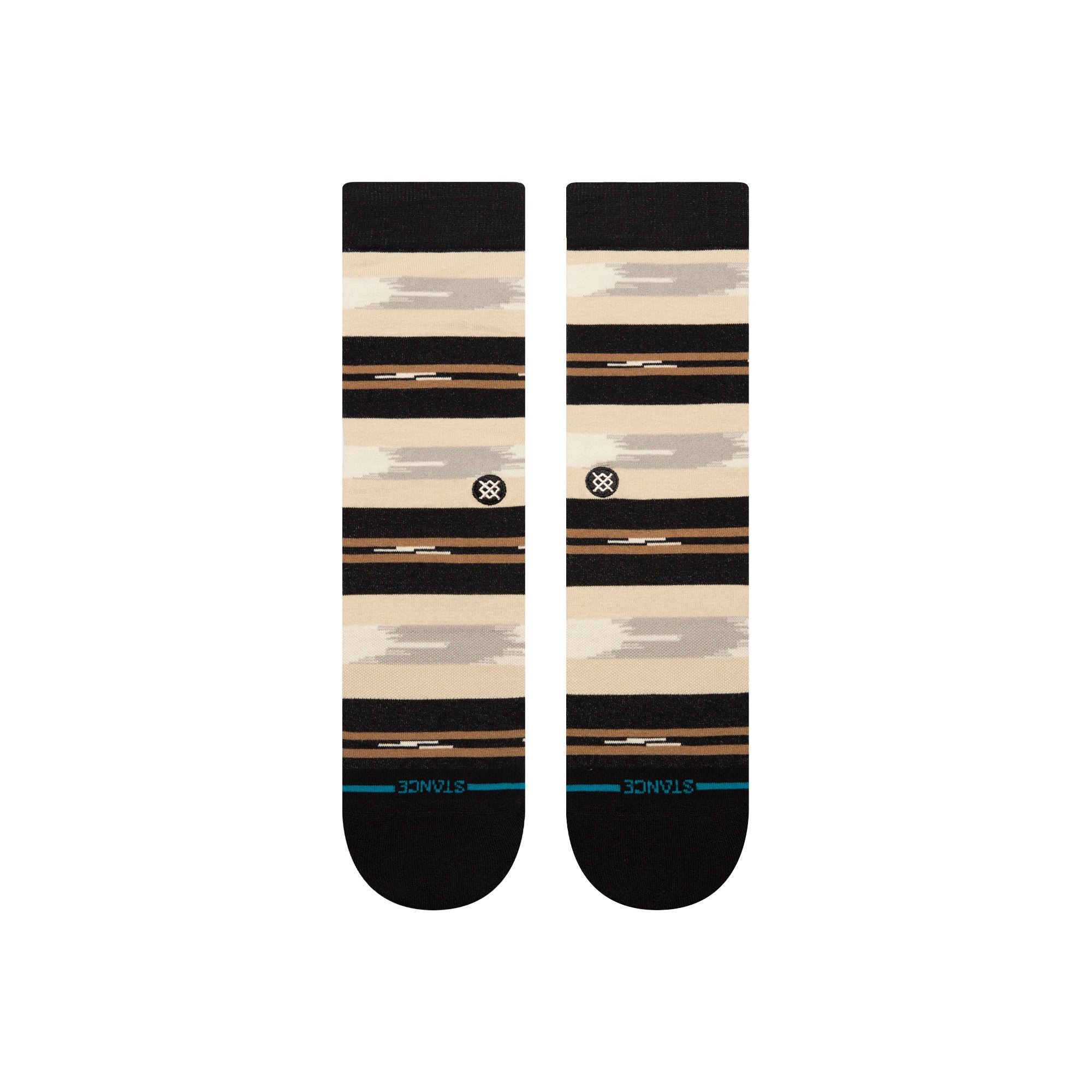 Stance Trail Bound Crew Socks in Black - M I L O S P O R T