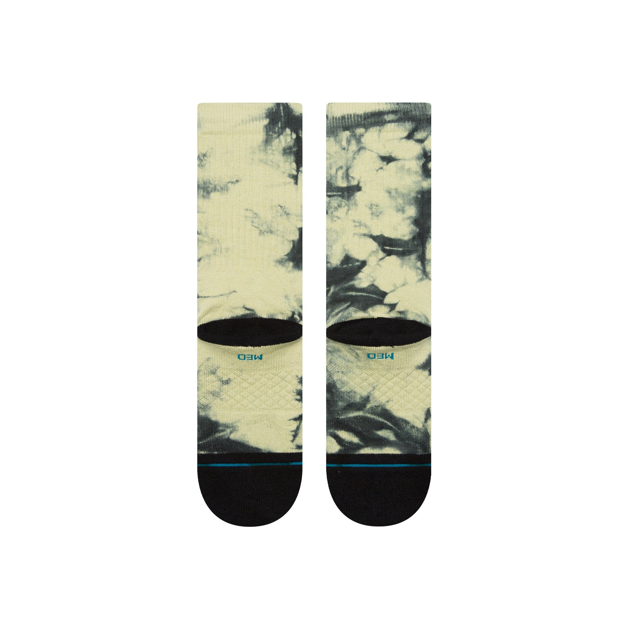 Stance Well Worn Socks in Green Black - M I L O S P O R T