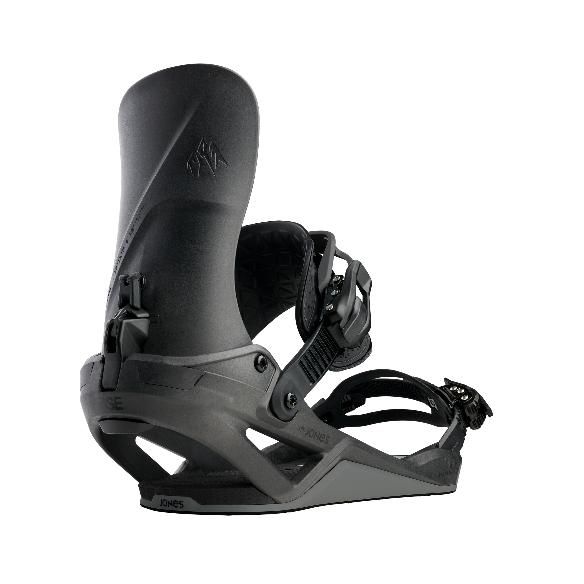 Jones Zenith FASE Snowboard Binding Black Carbon 2027 M