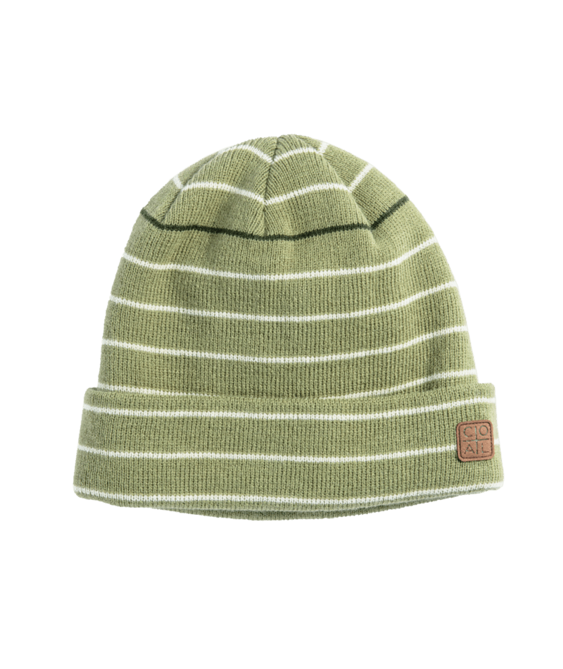 Coal Harbor Beanie in Sage and Off White - M I L O S P O R T