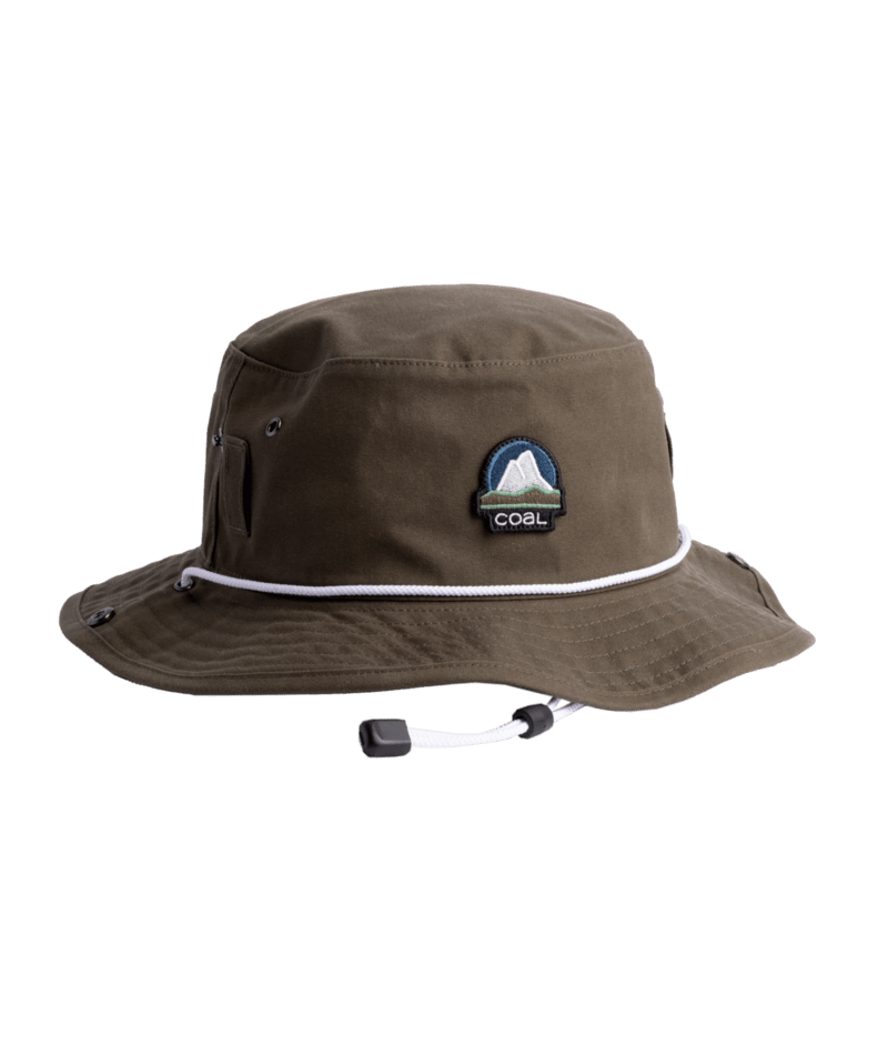 Coal Seymour Hat in Olive - M I L O S P O R T