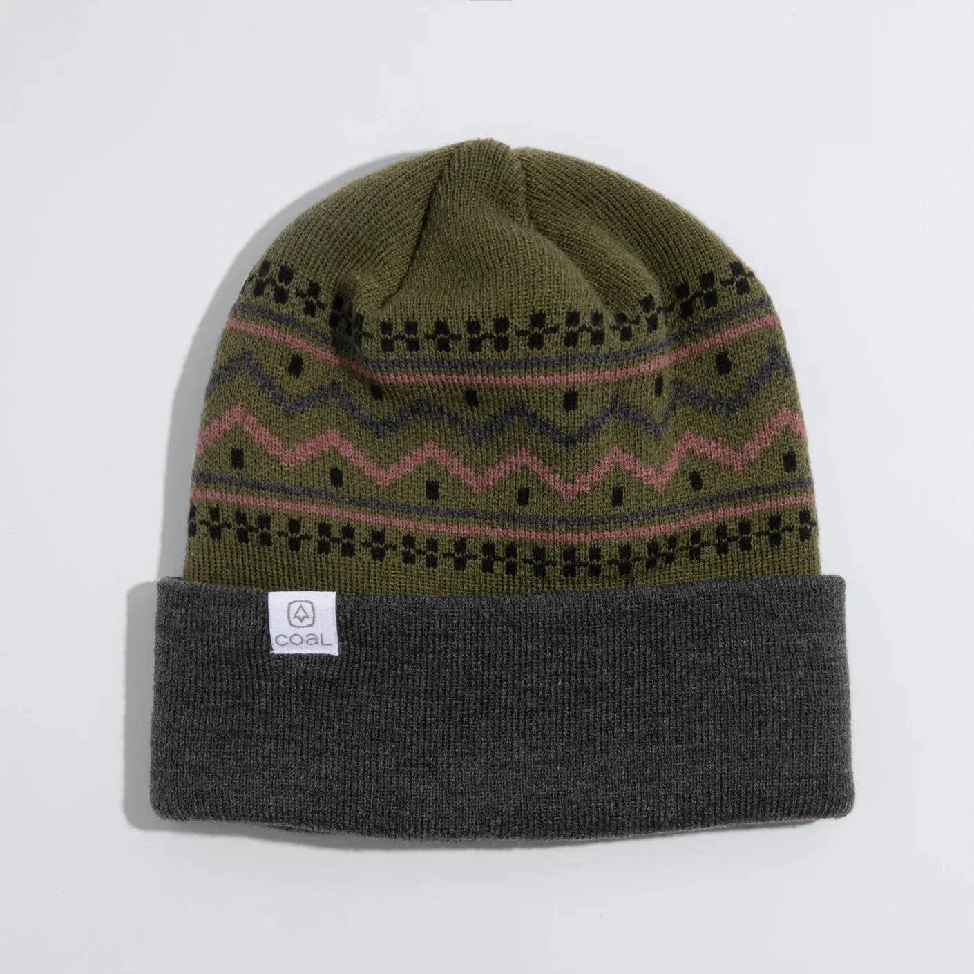 Coal Fjord Beanie in Olive 2024 - M I L O S P O R T