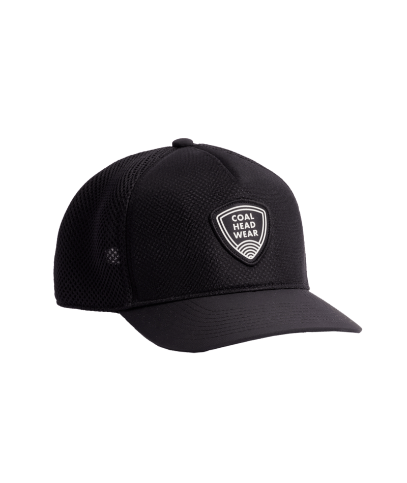 Coal Stream Hat in Black - M I L O S P O R T