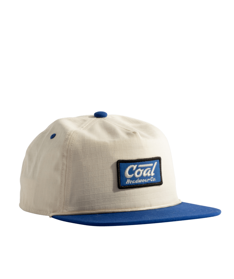 Coal Atlas vintage ripstop cap for men, showing the classic design with durable fabric and adjustable strap.