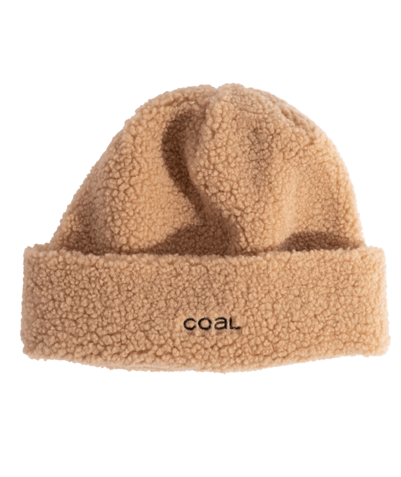 Coal Cloud Fleece Cuffed Beanie for men and women, featuring soft fleece material and a cozy cuffed style.
