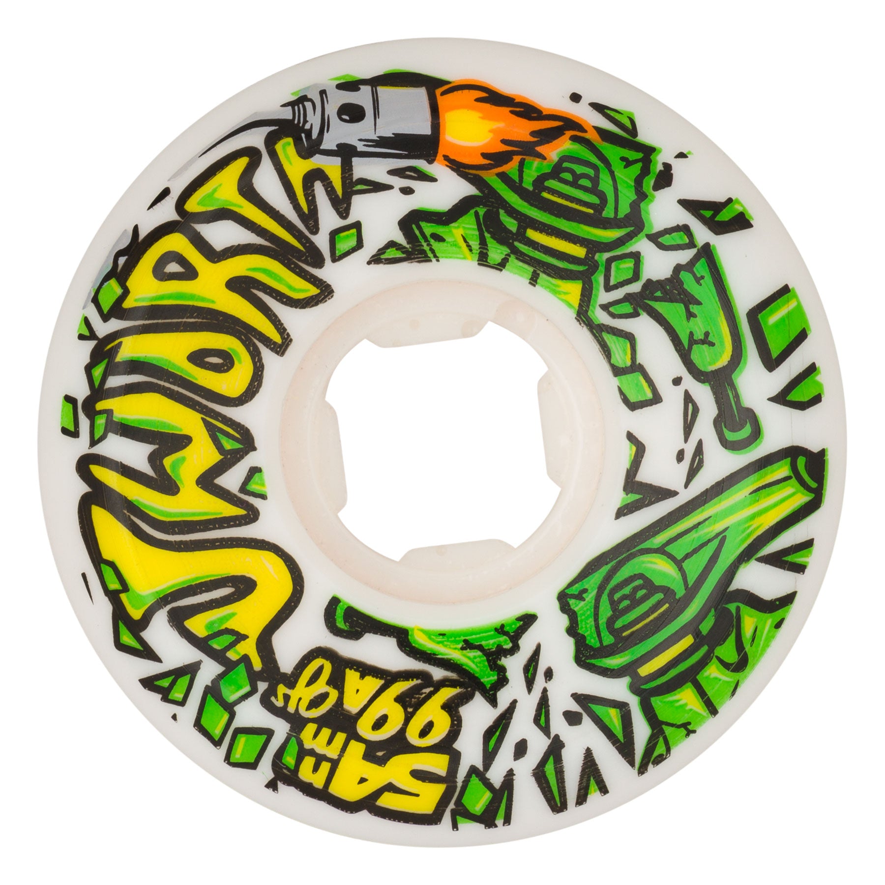 OJ Worthington Elite White Skate Wheels - M I L O S P O R T