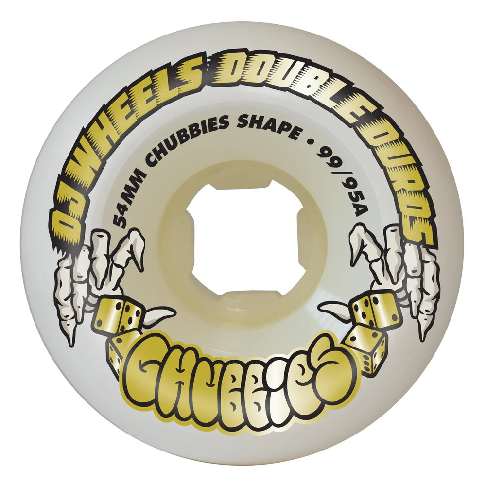 OJ 56mm Double Duro Chubbies 99a/95a Skateboard Wheels - M I L O S P O R T