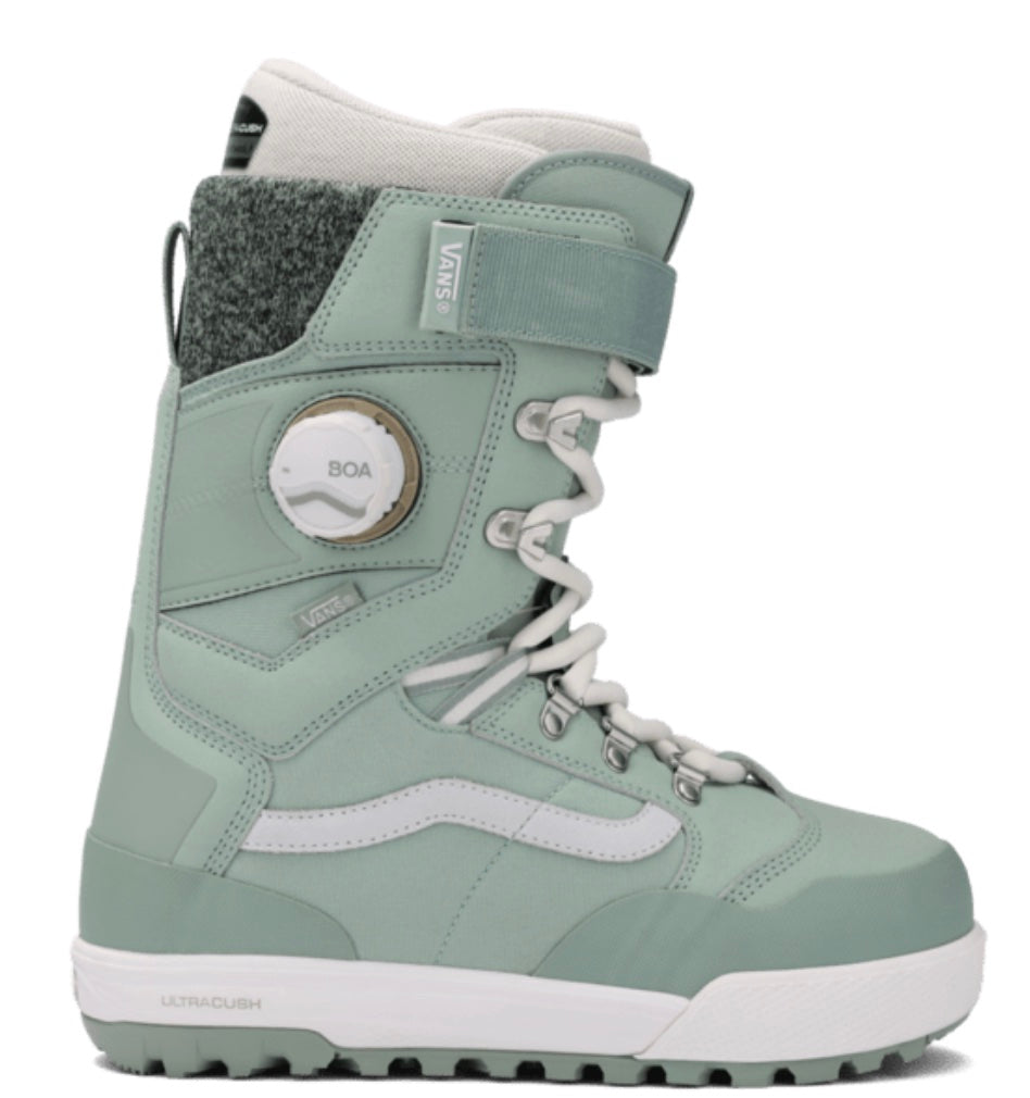 Vans Luna Pro Womens Snowboard Boot in Gray Olive 30th Anniversary Color 2026 - M I L O S P O R T