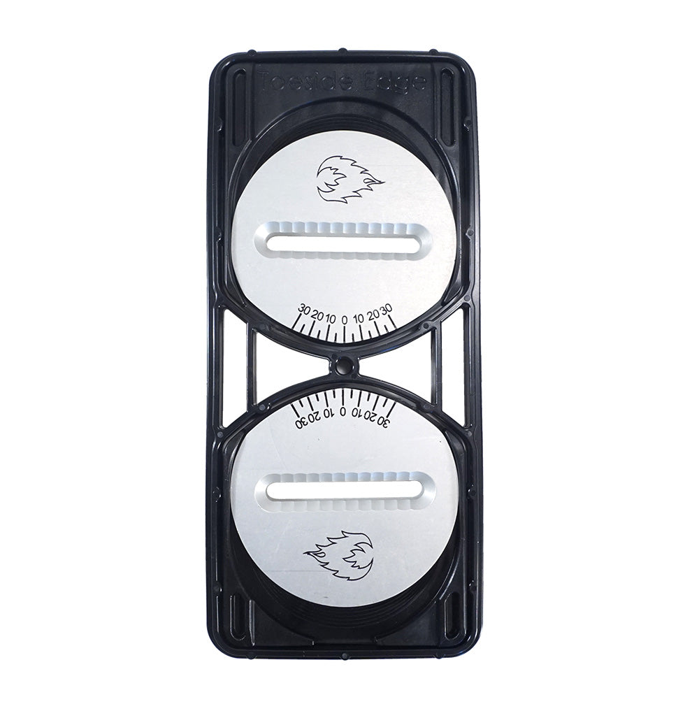 Spark R&D Splitboard canted pucks for snowboarding, featuring adjustable design for improved stance and binding compatibility.