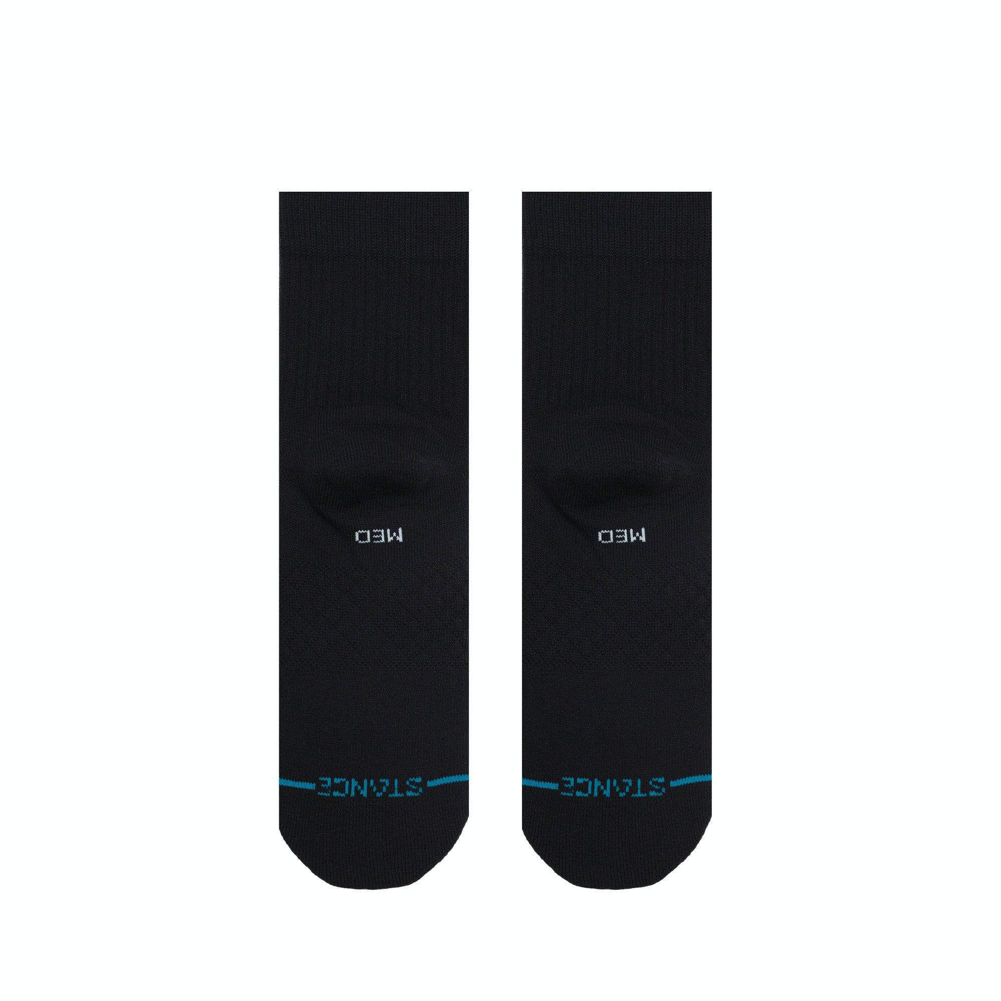 Stance Icon Quarter Socks in Black - M I L O S P O R T