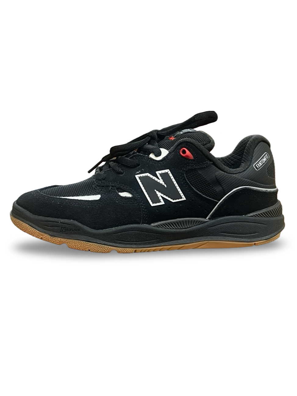 New Balance Numeric 1010 Tiago Skate Shoe in Black and White and Red - M I L O S P O R T