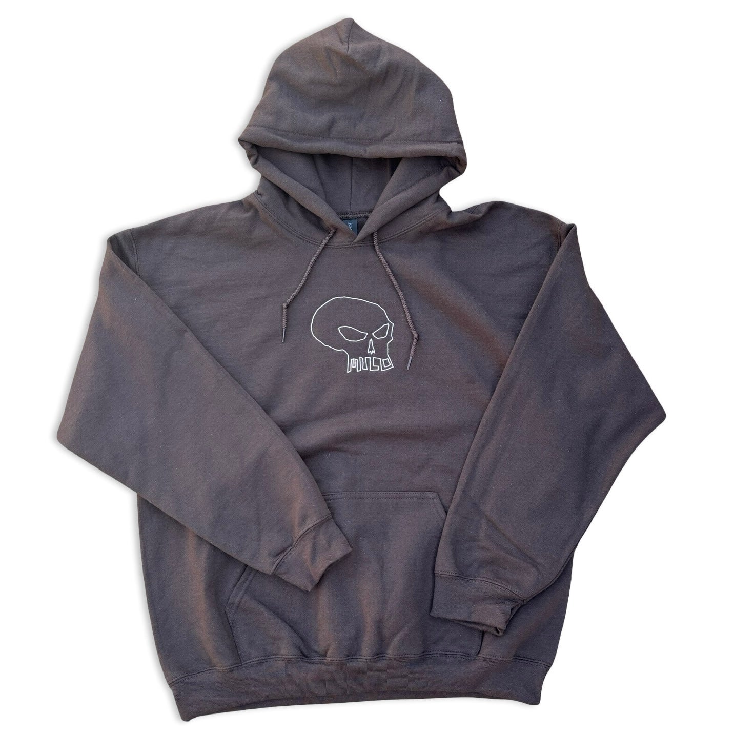 Milosport Stitched Skull Hooded Sweatshirt - M I L O S P O R T