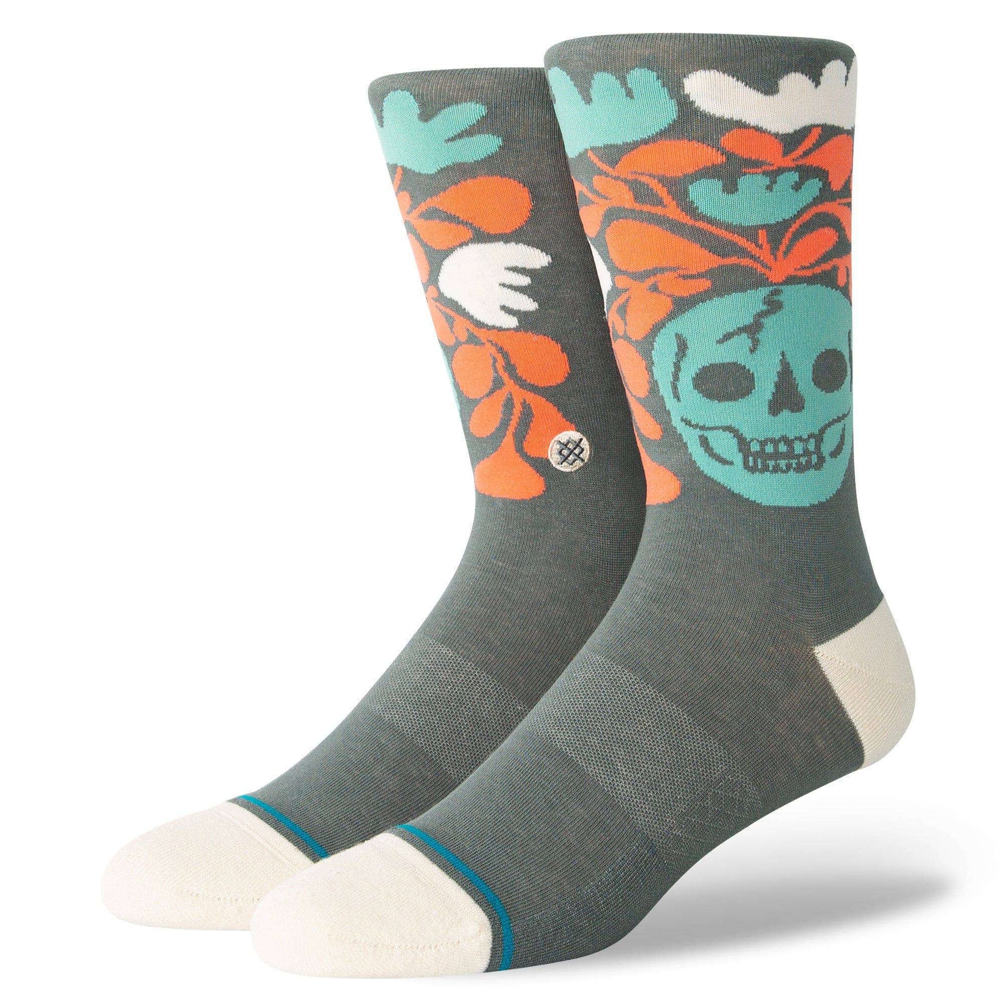 Stance Skelly Nelly Sock in Teal - M I L O S P O R T