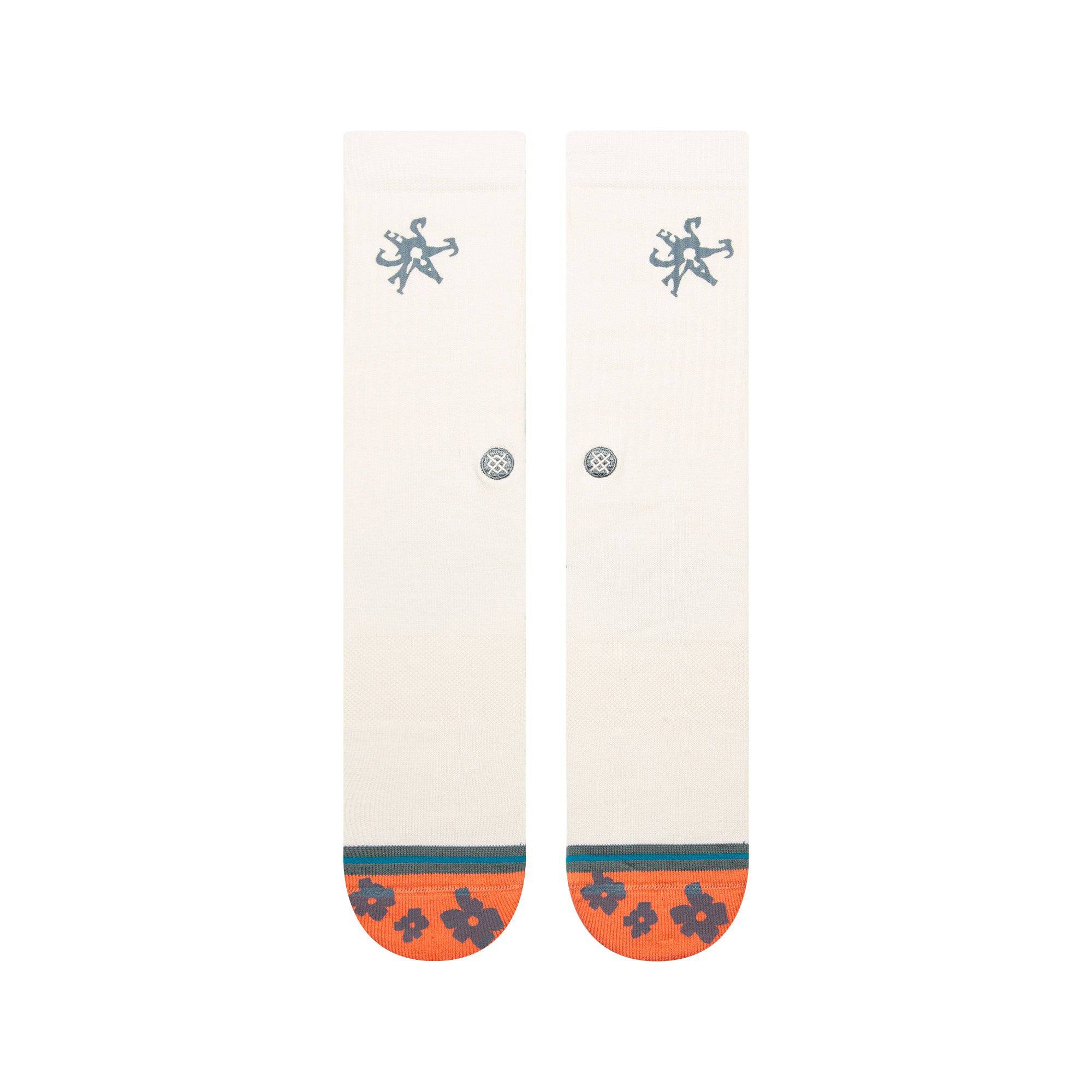 Stance Frayed Sock in Vintage White - M I L O S P O R T