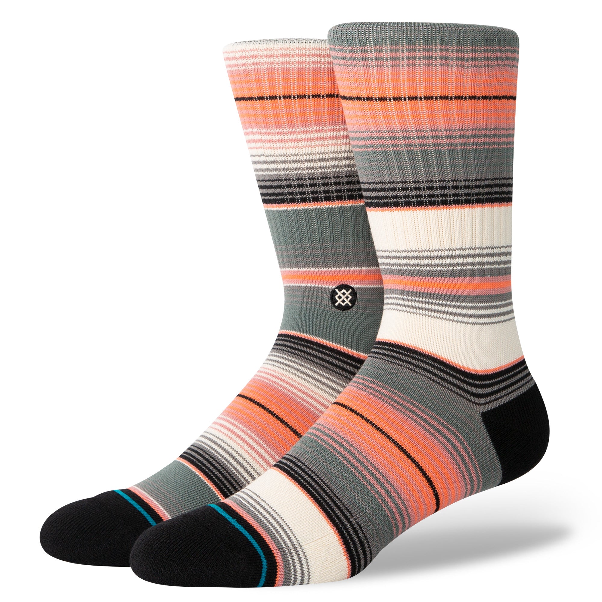 Stance Lanak Pass Crew Sock in Teal - M I L O S P O R T