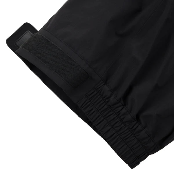 Mens black Souvenir 3 Ply Rip Stop Pant with cuff detail, durable fabric, and a comfortable fit for casual or outdoor wear.