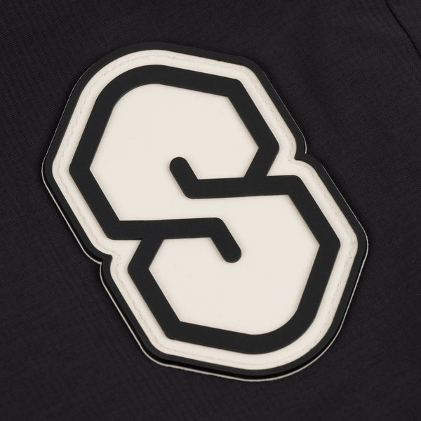 Men's black Souvenir 3 Ply Rip Stop Pant with patch detail, durable fabric, and casual fit for everyday wear.