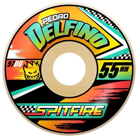 Spitfire Formula Four Pedro Delfino Turbo Radial Full 97DU Skate Wheel - M I L O S P O R T
