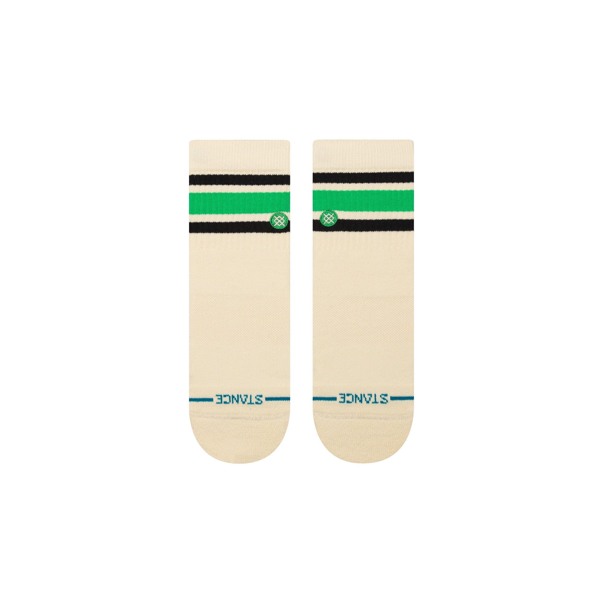 Stance Boyd Quarter Socks in Green - M I L O S P O R T