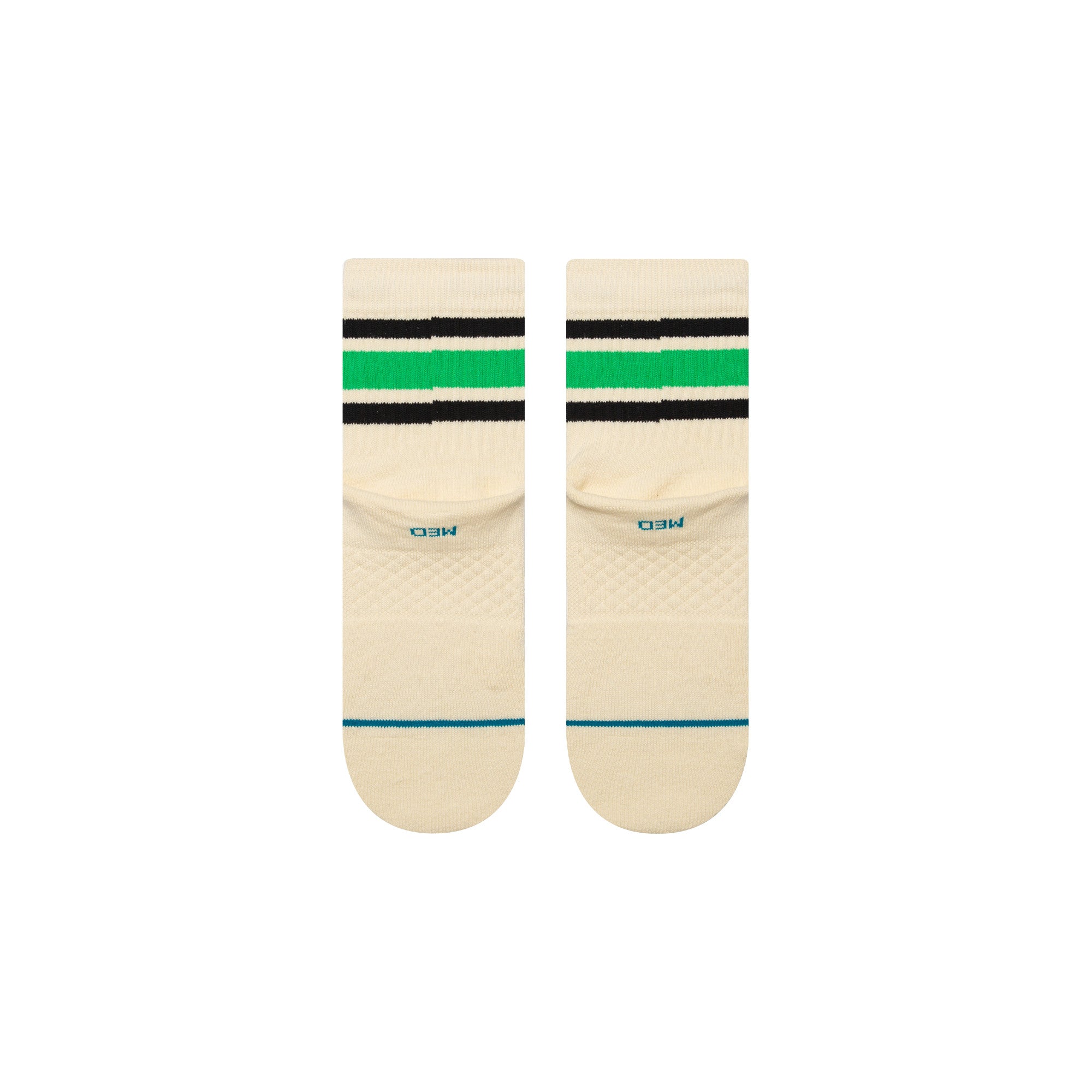 Stance Boyd Quarter Socks in Green - M I L O S P O R T