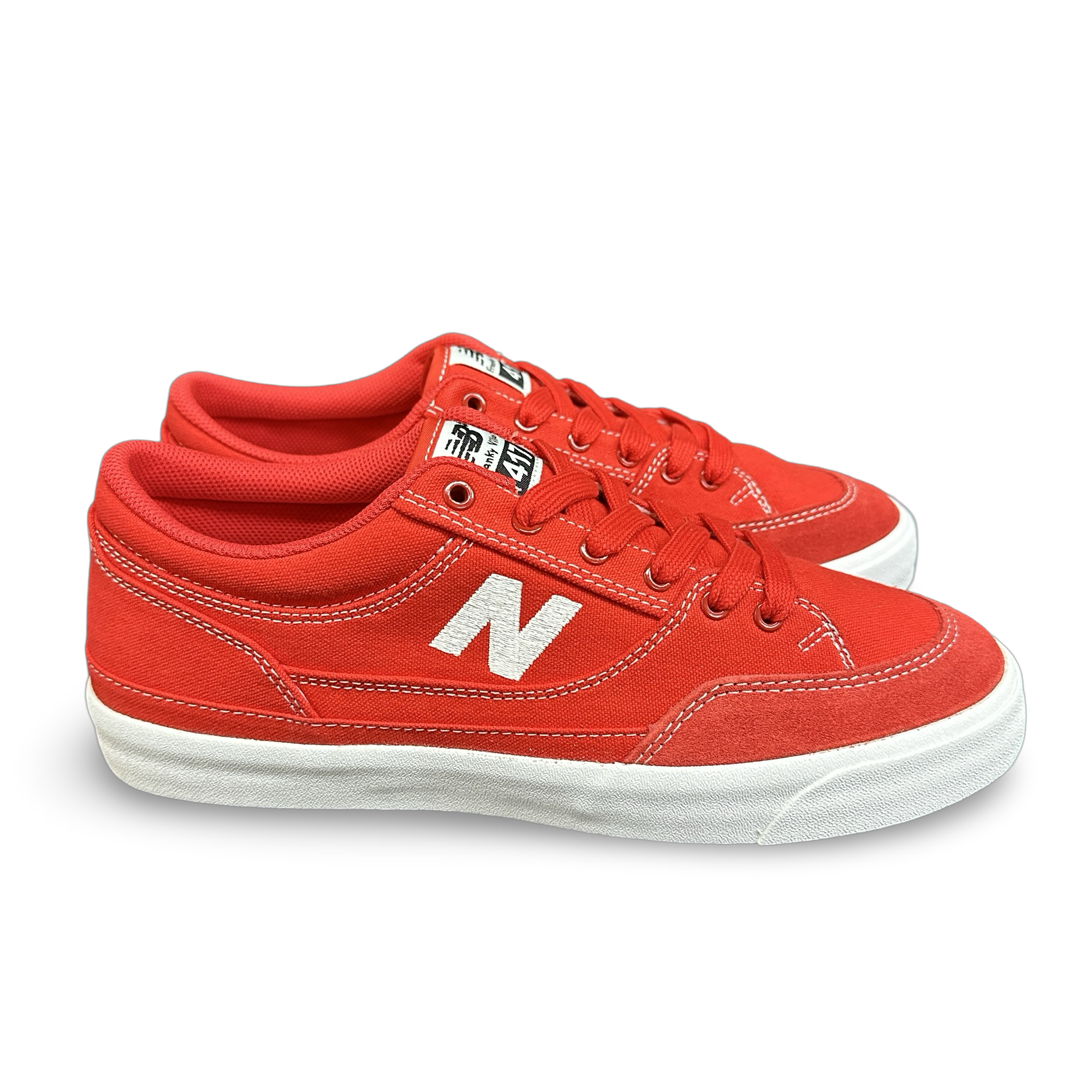 New Balance Numeric Franky Villani 417 Low Shoe in Red and White