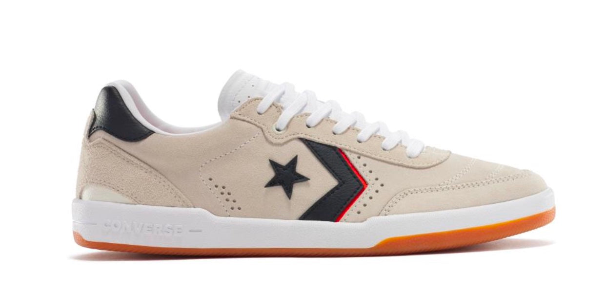 Converse Louie Lopez Pro 2 Shoe in Egret White Green and Orange - M I L O S P O R T
