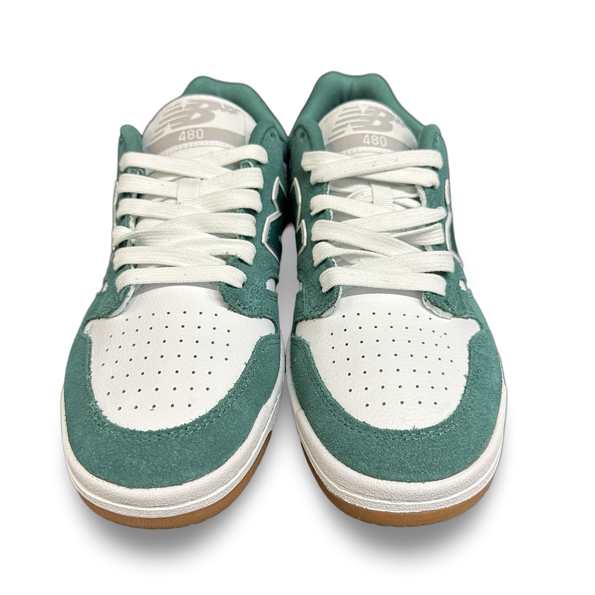 New Balance Numeric 480 in Vintage Teal and White - M I L O S P O R T