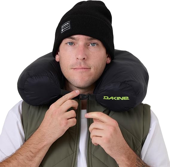 Dakine Red Gerard Packable Quilted Puffer Jacket in Black 2027