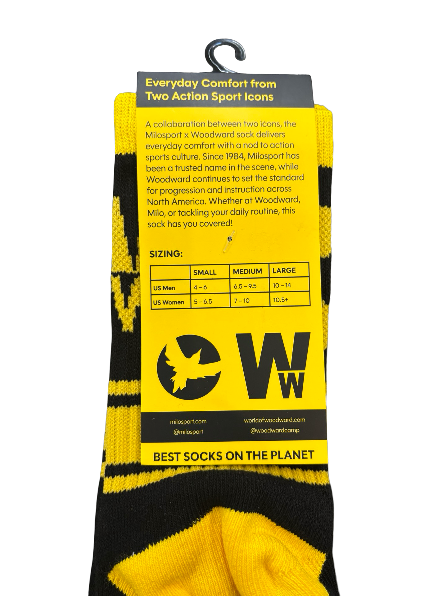 Milosport x Woodward Authentic Crew Sock