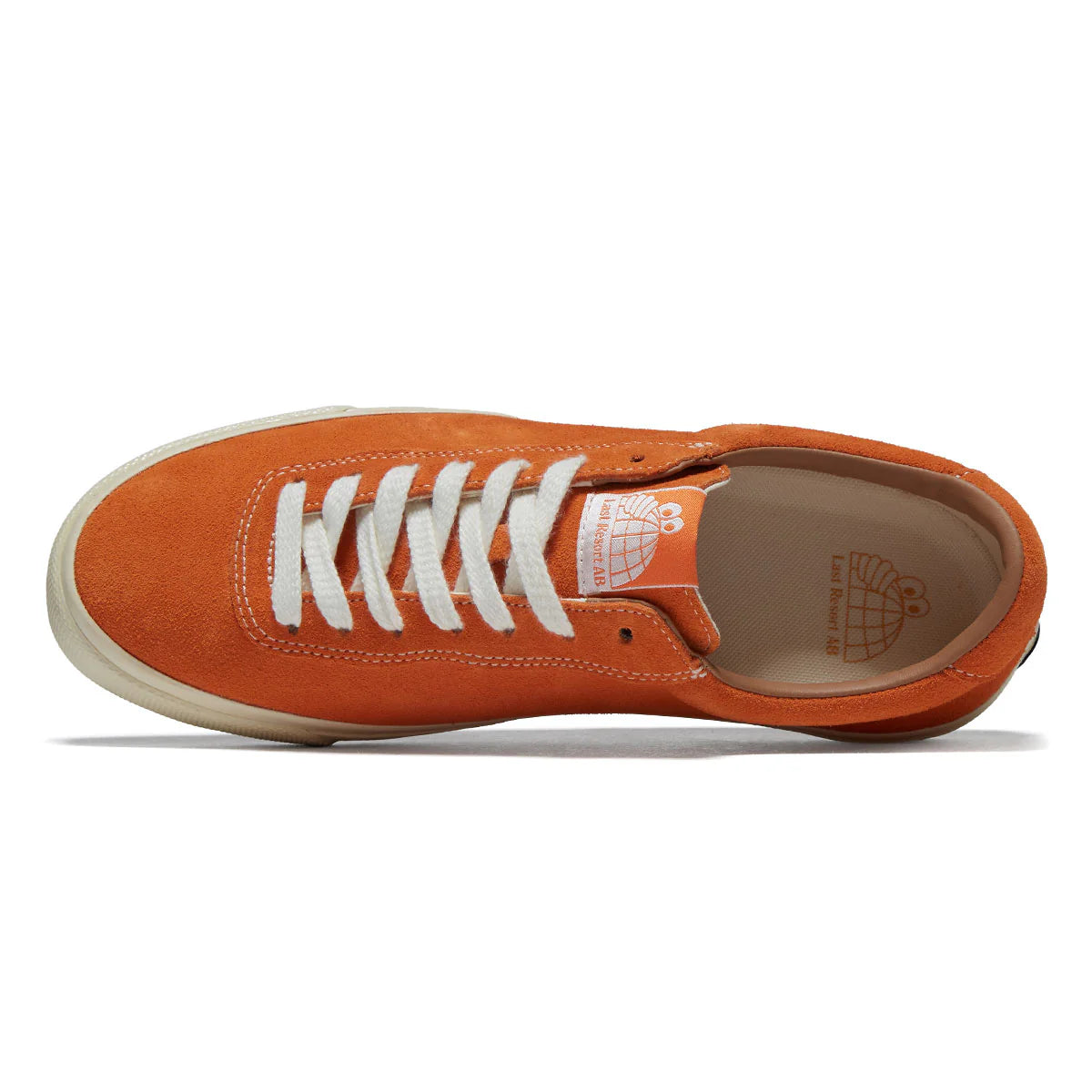 Last Resort VM001 Lo Suede Shoe in Sunset Orange and White