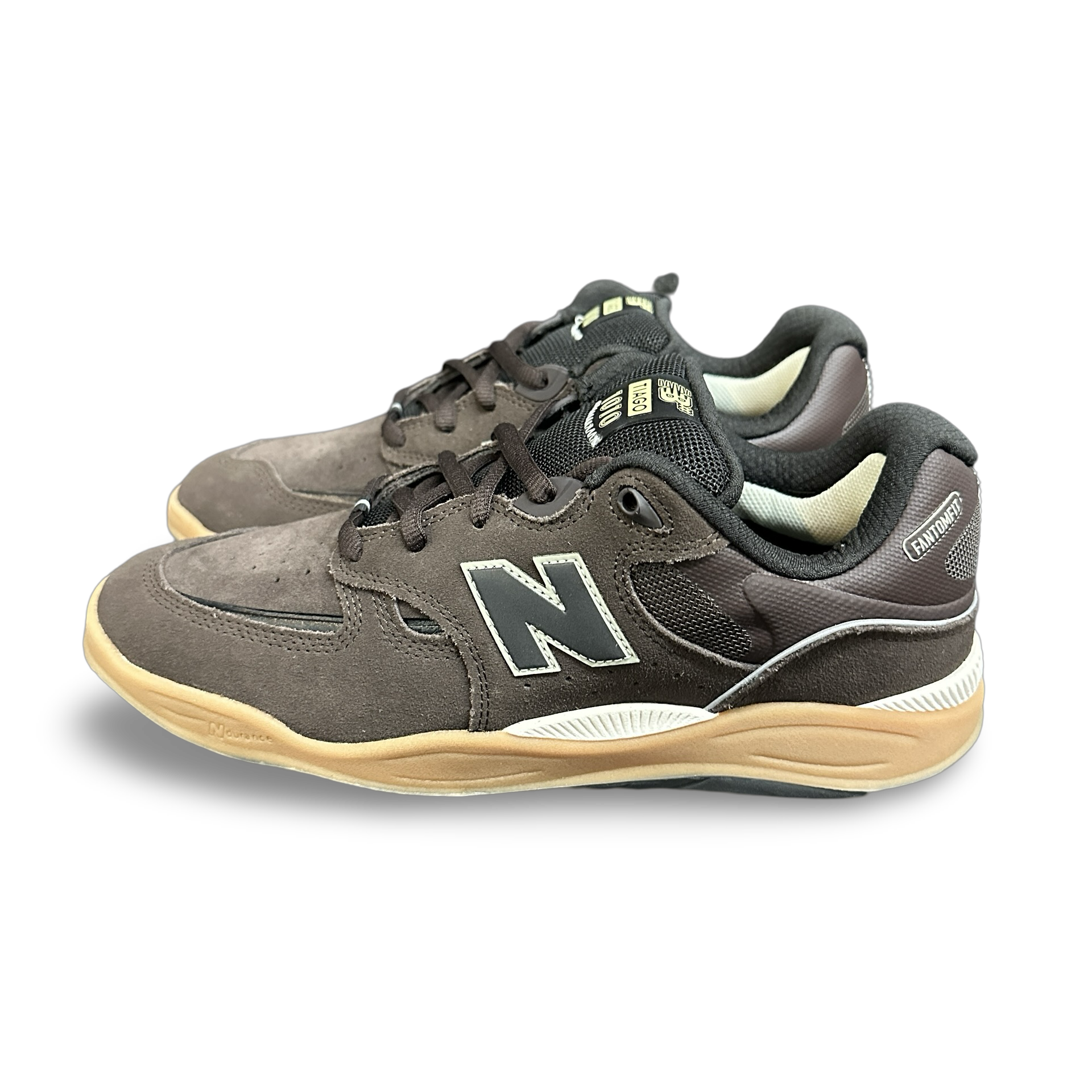 New Balance Numeric 1010 Tiago Skate Shoe in Brown and Gum