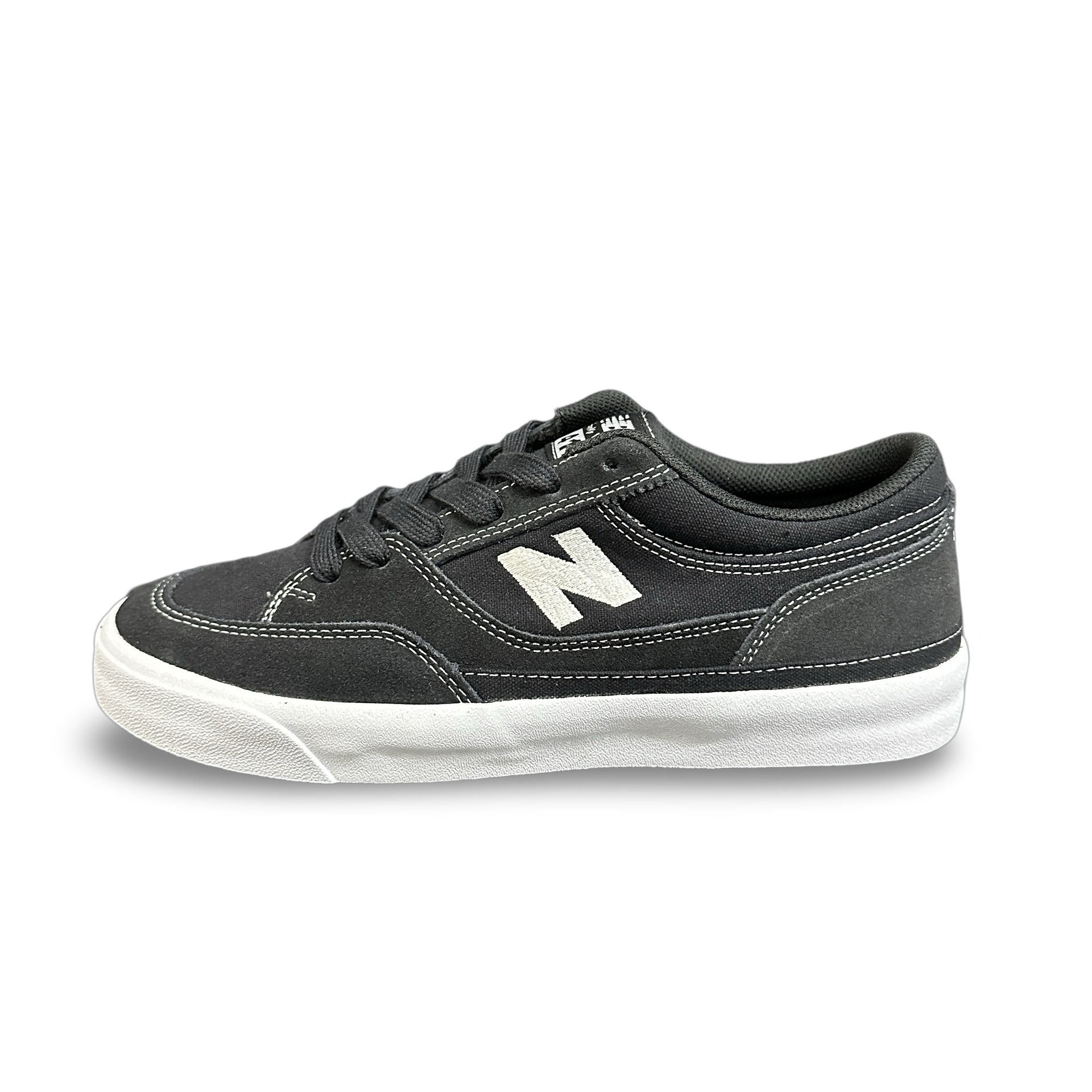 New Balance Numeric Franky Villani 417 Low Shoe in Black and White