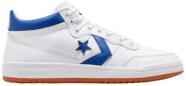 Converse Fastbreak Pro Mid Shoe in White Blue and White