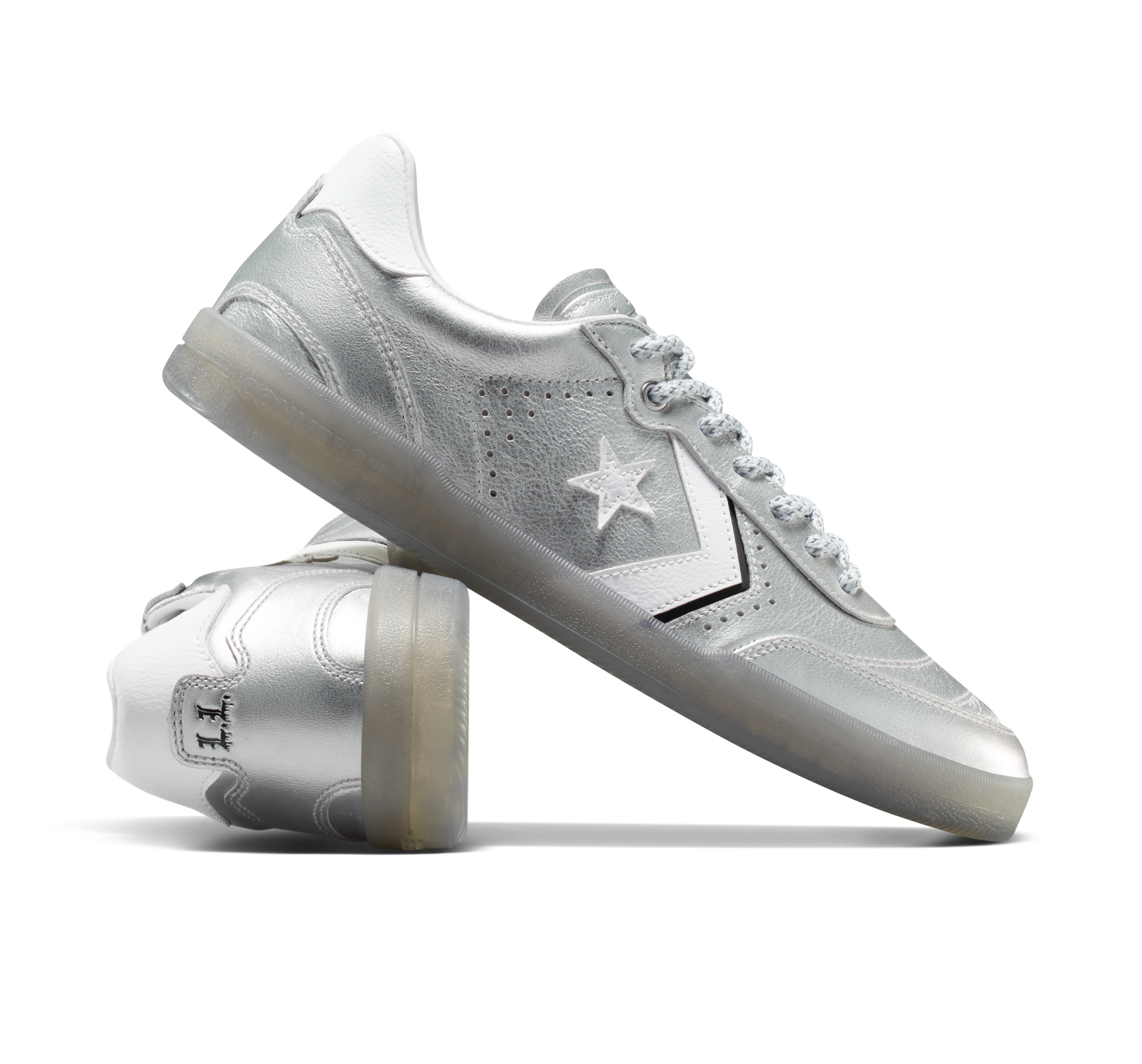 Converse Louie Lopez Pro 2 Ox in Silver White and Black - M I L O S P O R T