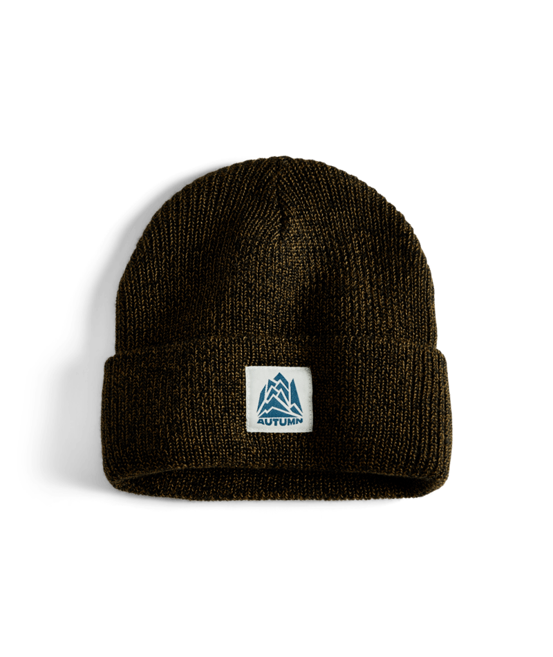 Autumn Simple Marl Beanie in Army 2025 - M I L O S P O R T