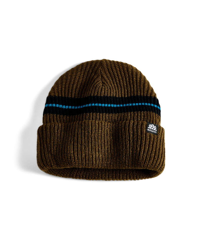 Autumn Simple Horizon Beanie in Army 2025 - M I L O S P O R T