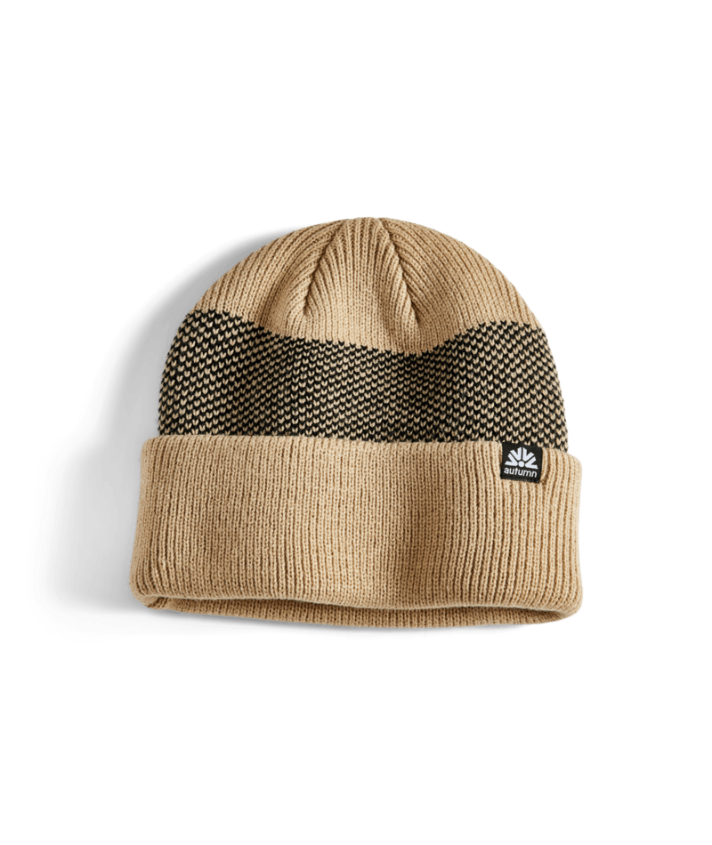 Autumn Simple Birdseye Beanie in Khaki 2025 - M I L O S P O R T