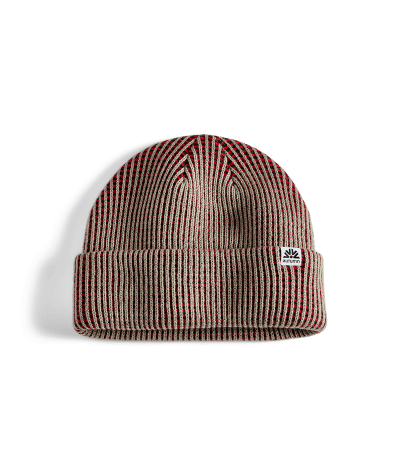 Autumn Simple Static Beanie in Stone Grey 2025 - M I L O S P O R T