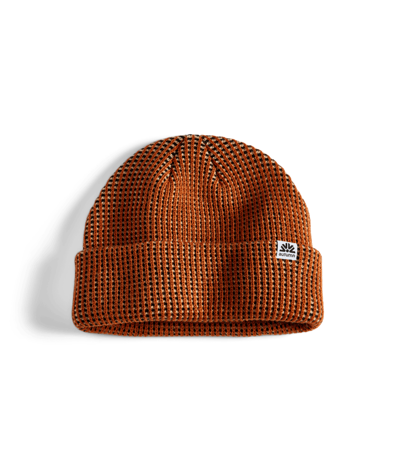 Autumn Simple Static Beanie in Rust 2025 - M I L O S P O R T