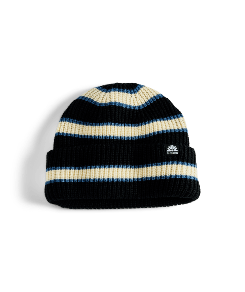 Autumn Simple Slacker Beanie in Black 2025 - M I L O S P O R T
